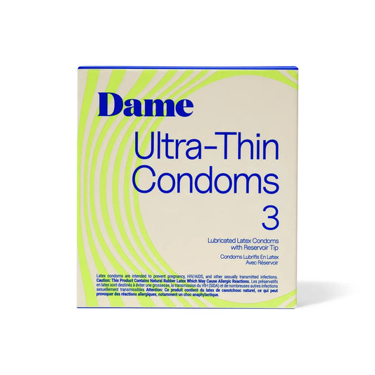 DAME Preservativos Ultra-Finos Látex Natural Premium x3