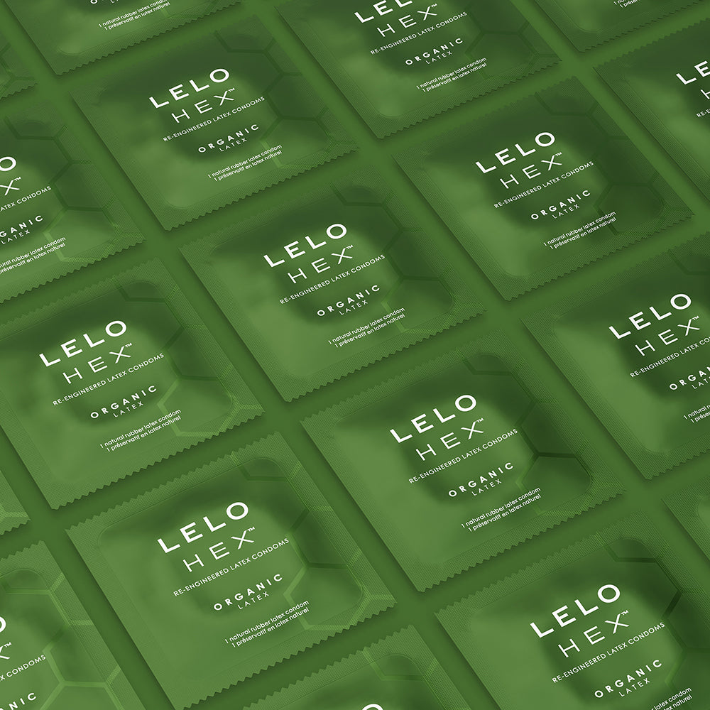 LELO HEX™ ORGANIC Preservativos Vegan Ultra-finos c/Tecnologia Favo de Mel